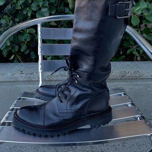 Belstaff Banbridge Tall Motorcycle Moto Boots 39